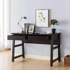 Red Cocoa desk with 2 drawers flat on top